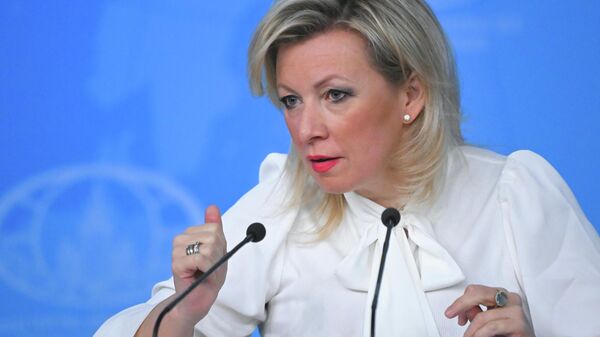 Đại diện chính thức của Bộ Ngoại giao Nga, bà Maria Zakharova - Sputnik Việt Nam