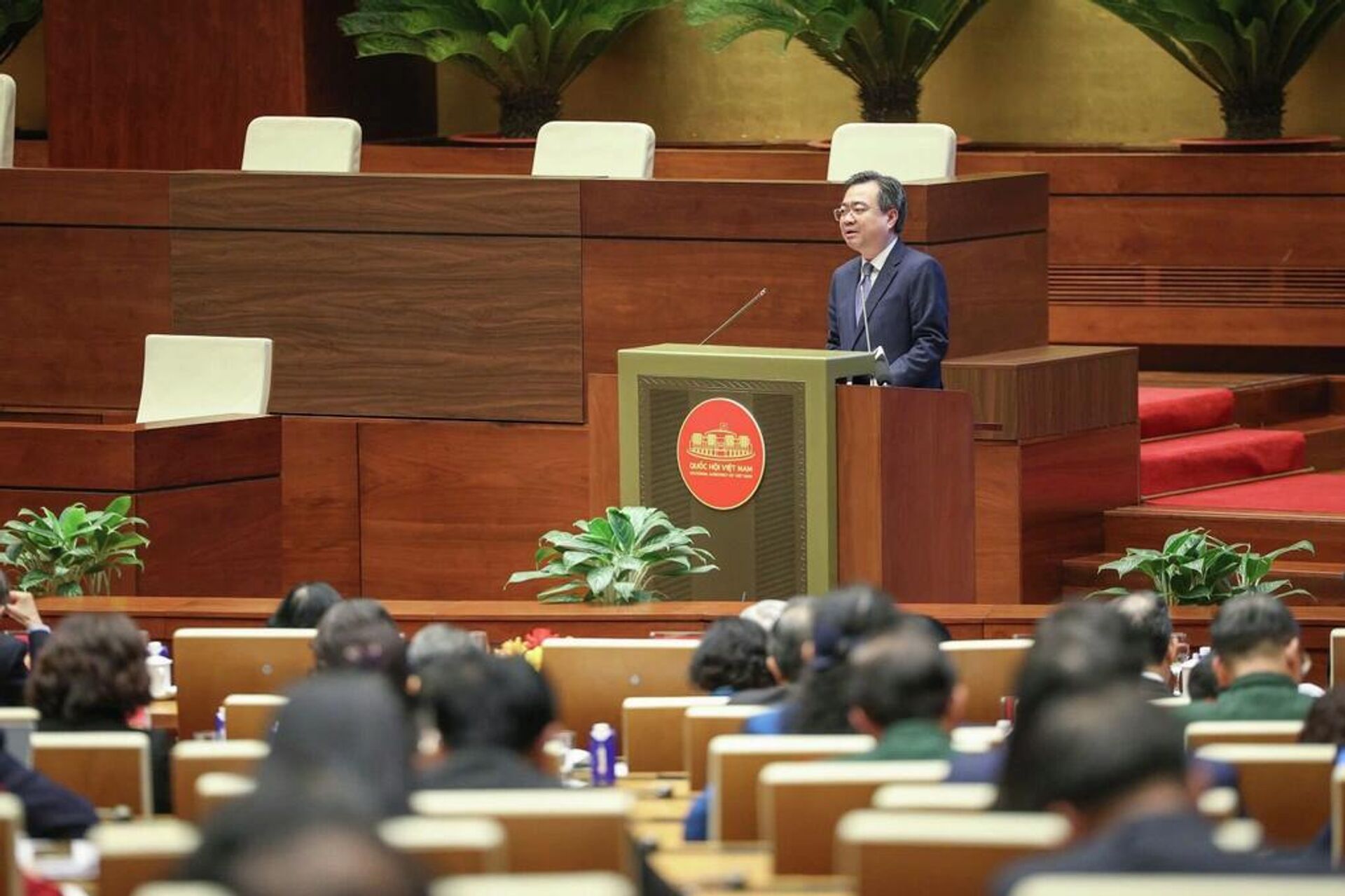 Ông Nguyễn Thanh Nghị nhấn mạnh mục tiêu tăng trưởng GDP từ 10% trở lên là yêu cầu rất cao - Sputnik Việt Nam, 1920, 07.02.2026