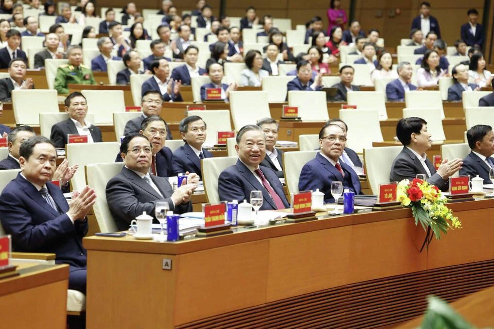 Các lãnh đạo Đảng, Nhà nước tham dự Hội nghị - Sputnik Việt Nam, 1920, 07.02.2026