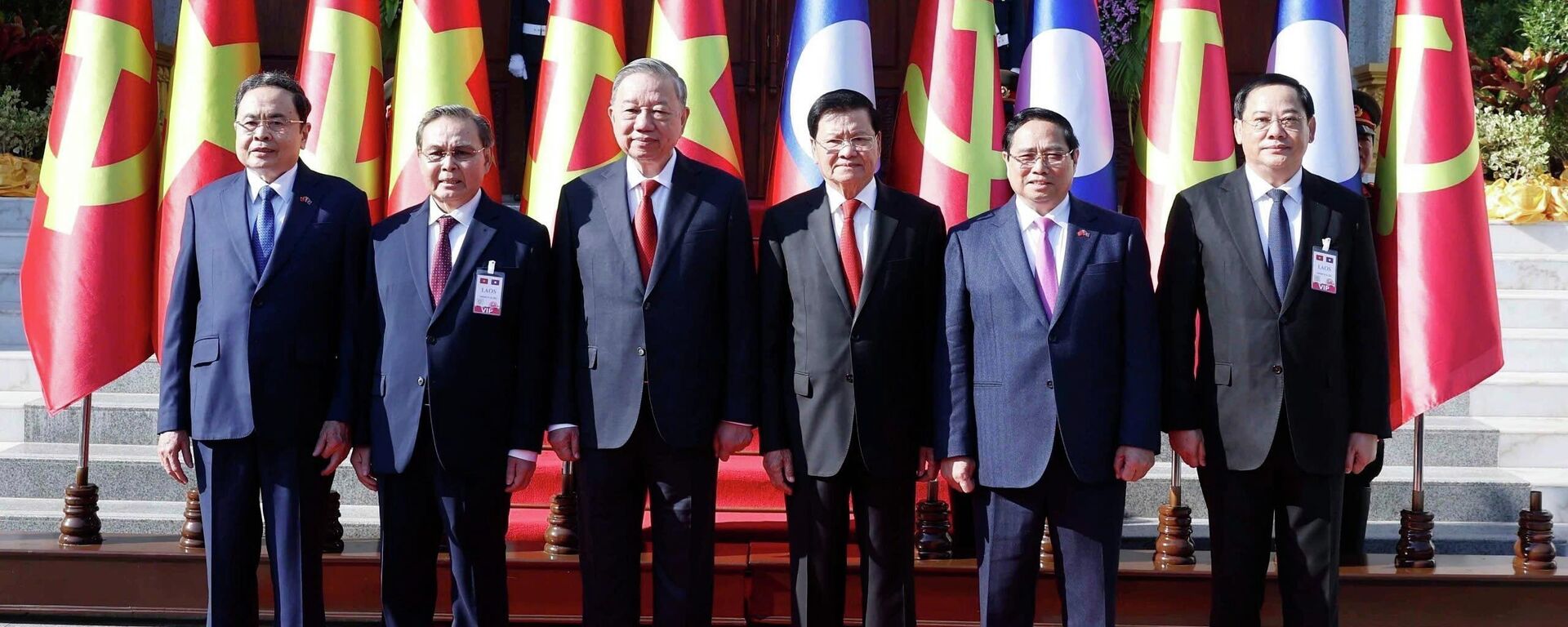 Lễ đón Tổng Bí thư Tô Lâm thăm cấp Nhà nước tới CHDCND Lào - Sputnik Việt Nam, 1920, 08.02.2026