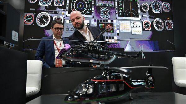 Gian hàng của tập đoàn nhà nước Rostec tại triển lãm công nghiệp quốc tế Innoprom ở Riyadh - Sputnik Việt Nam