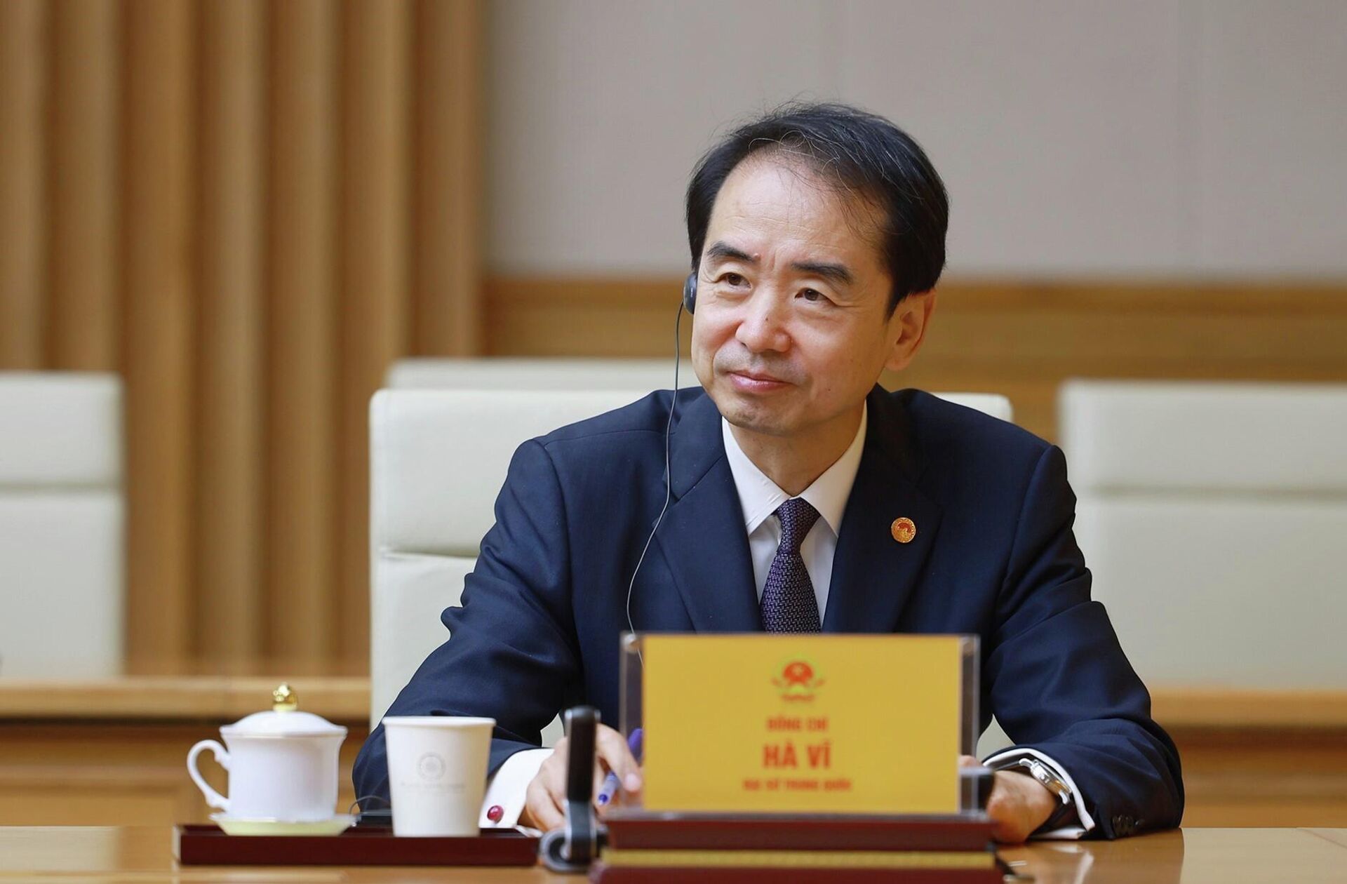 Đại sứ Trung Quốc tại Việt Nam Hà Vĩ phát biểu. - Sputnik Việt Nam, 1920, 09.02.2026