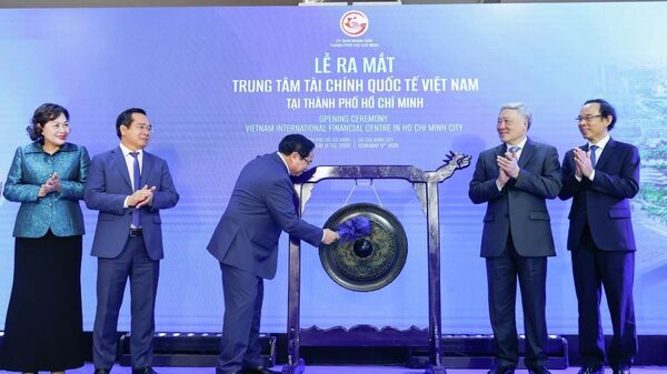 Thủ tướng dự Lễ ra mắt Trung tâm Tài chính quốc tế Việt Nam tại TP Hồ Chí Minh - Sputnik Việt Nam