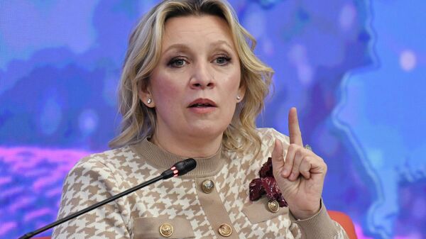 Người phát ngôn Bộ Ngoại giao Nga, bà Maria Zakharova - Sputnik Việt Nam