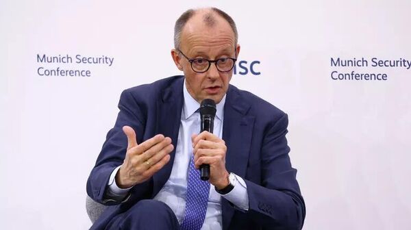 Thủ tướng Đức Friedrich Merz phát biểu tại Hội nghị An ninh Munich - Sputnik Việt Nam