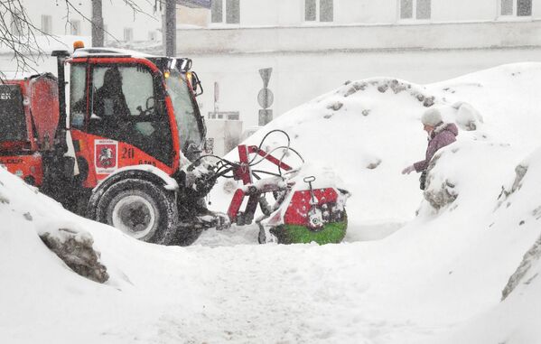 Tuyết rơi ở Moskva - Sputnik Việt Nam