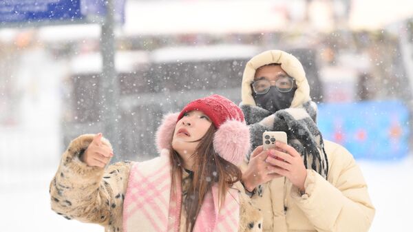 Tuyết rơi ở Moskva - Sputnik Việt Nam