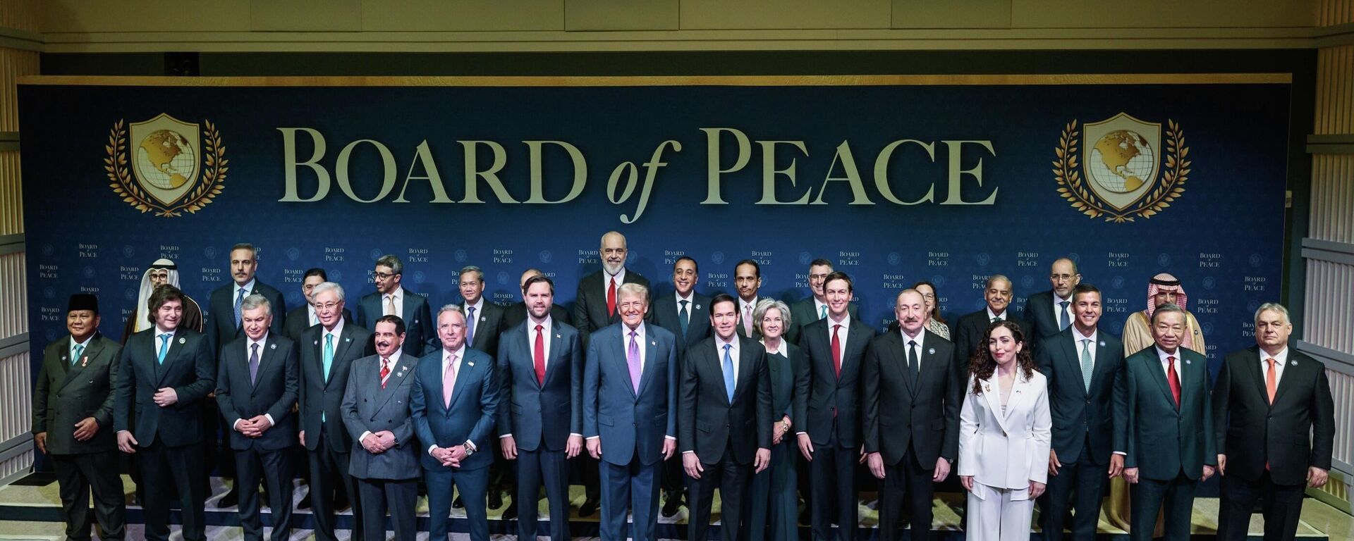 Tổng Bí thư Tô Lâm và các trưởng đoàn dự phiên khai mạc Hội đồng Hoà bình về Gaza - Sputnik Việt Nam, 1920, 20.02.2026