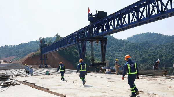 Các đơn vị thi công dự án đường cao tốc Đồng Đăng - Trà Lĩnh đoạn qua tỉnh Cao Bằng - Sputnik Việt Nam