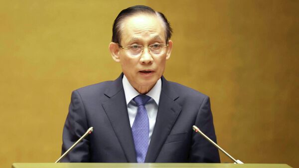 Đồng chí Lê Hoài Trung, Uỷ viên Bộ Chính trị, Bộ trưởng Bộ Ngoại giao - Sputnik Việt Nam