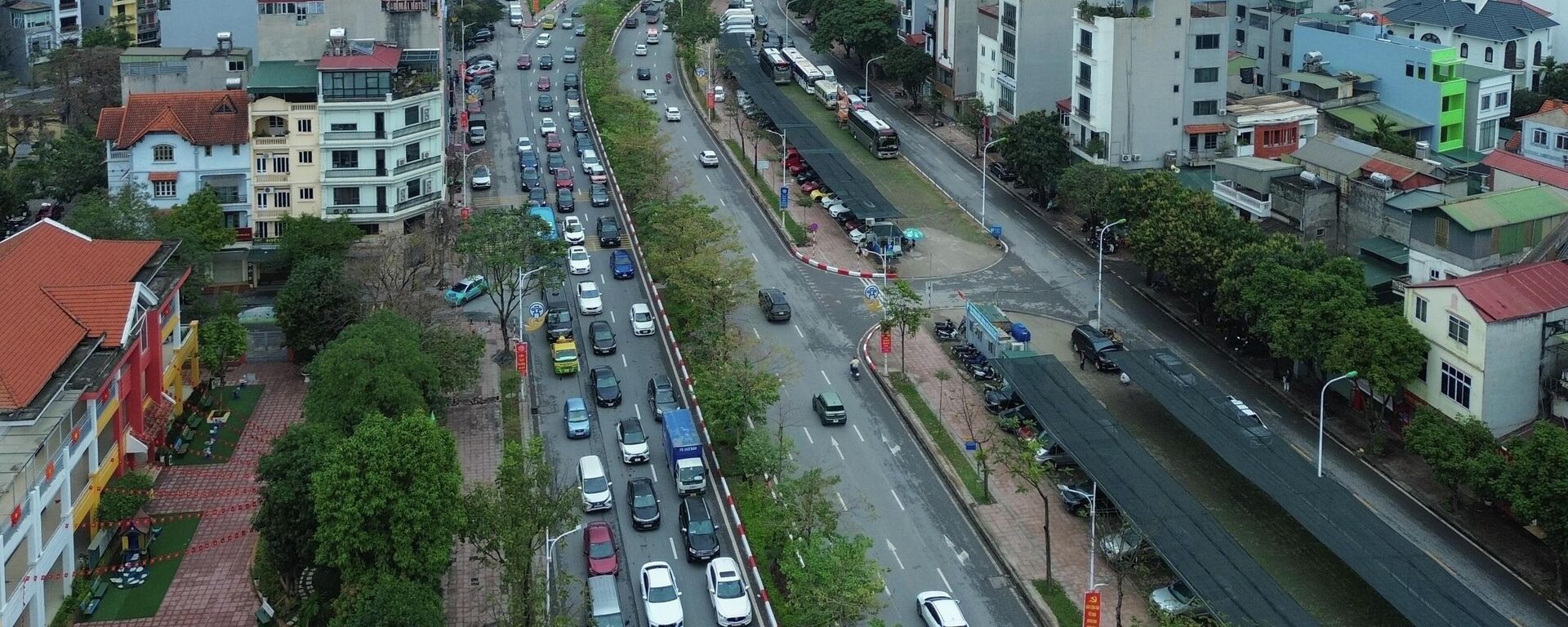 Giao thông Hà Nội đông đúc ngày cuối kỳ nghỉ Tết Bính Ngọ - Sputnik Việt Nam, 1920, 04.03.2026