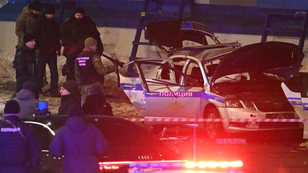 Vụ nổ xe hơi tại Quảng trường Ga Savelovsky - Sputnik Việt Nam