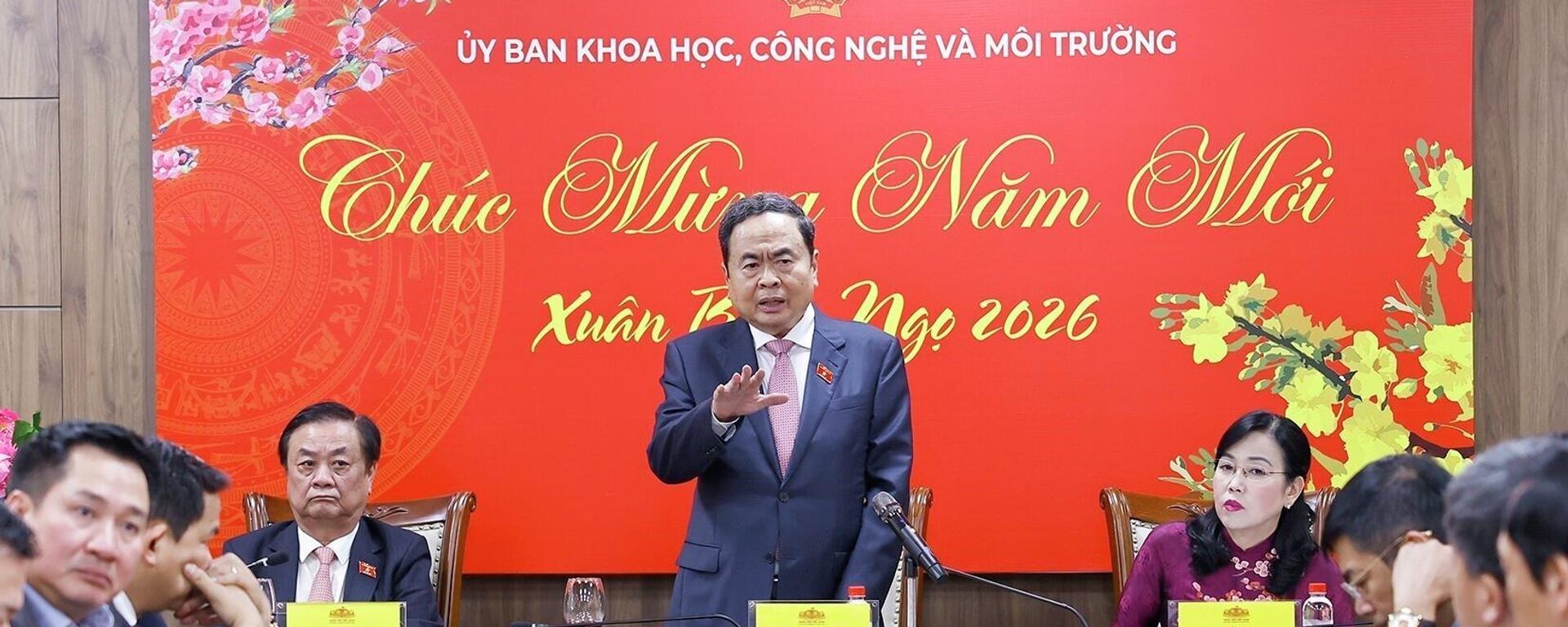 Chủ tịch Quốc hội Trần Thanh Mẫn phát biểu - Sputnik Việt Nam, 1920, 24.02.2026
