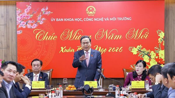 Chủ tịch Quốc hội Trần Thanh Mẫn phát biểu - Sputnik Việt Nam