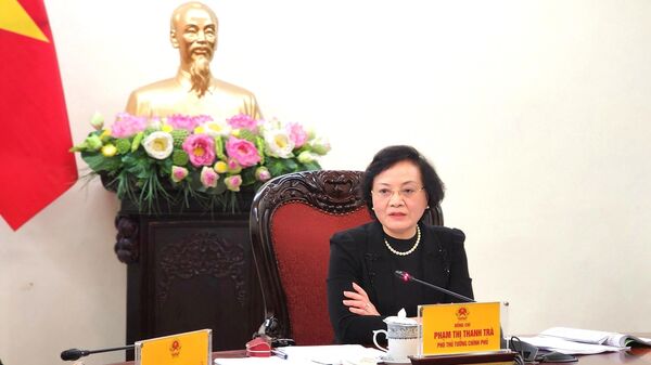 Phó Thủ tướng Phạm Thị Thanh Trà chủ trì họp về dự thảo Nghị định về quản lý người giữ chức danh, chức vụ và người đại diện phần vốn nhà nước tại doanh nghiệp - Sputnik Việt Nam