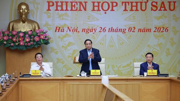 Thủ tướng chủ trì phiên họp thứ 6 của BCĐ TƯ về chính sách nhà ở và thị trường bất động sản - Sputnik Việt Nam