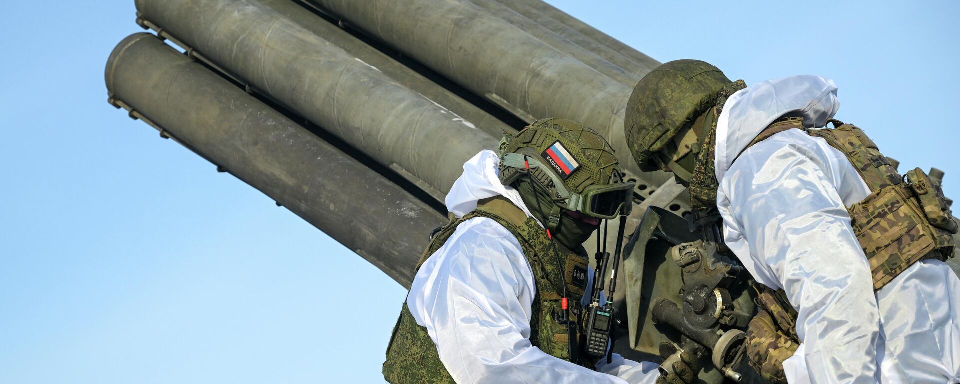 Công tác chiến đấu của phi hành đoàn MLRS Uragan thuộc nhóm quân Tây ở hướng Kharkov - Sputnik Việt Nam, 1920, 27.02.2026