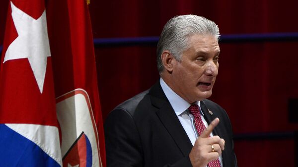 Tổng thống Cuba Miguel Diaz-Canel Bermudez - Sputnik Việt Nam