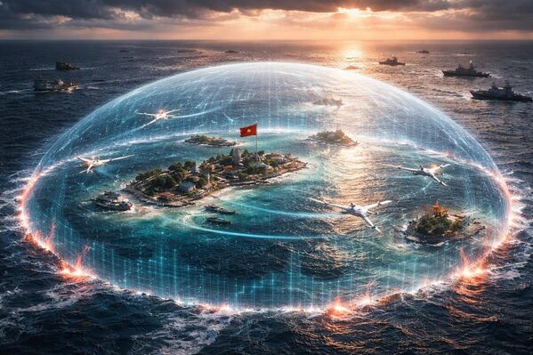 Lá chắn số của quần đảo: Sức mạnh quốc phòng và bảo vệ chủ quyền được nâng tầm nhờ năng lực làm chủ không gian (hệ thống điều khiển, thông tin liên lạc, tình báo, trinh sát). - Sputnik Việt Nam