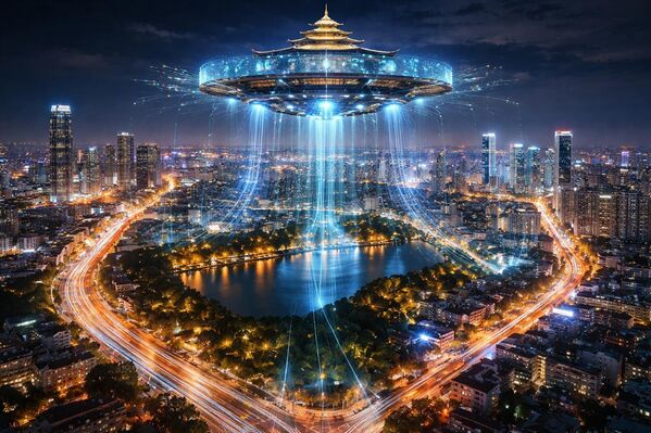 Hà Nội, thành phố thông minh từ không gian:Quản lý nhà nước. Công nghệ vũ trụ (viễn thông, định vị) trở thành hệ thần kinh trung ương của đô thị thông minh - Sputnik Việt Nam