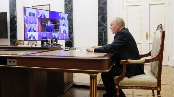 Tổng thống Vladimir Putin đã chủ trì cuộc họp của Hội đồng An ninh Nga - Sputnik Việt Nam