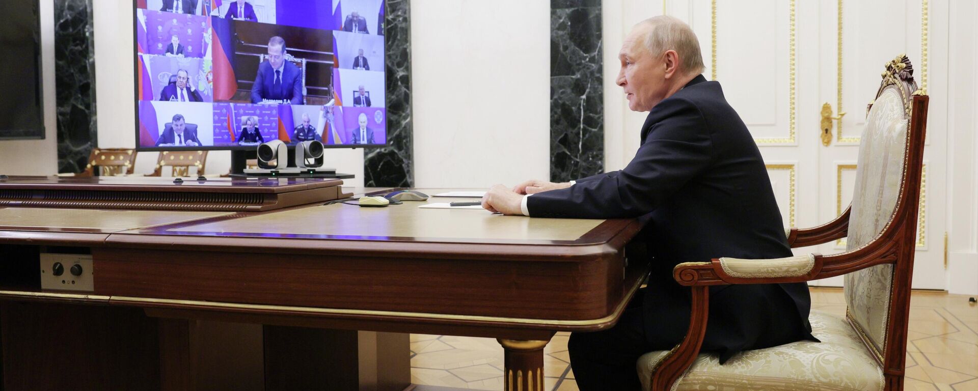 Tổng thống Vladimir Putin đã chủ trì cuộc họp của Hội đồng An ninh Nga - Sputnik Việt Nam, 1920, 28.02.2026