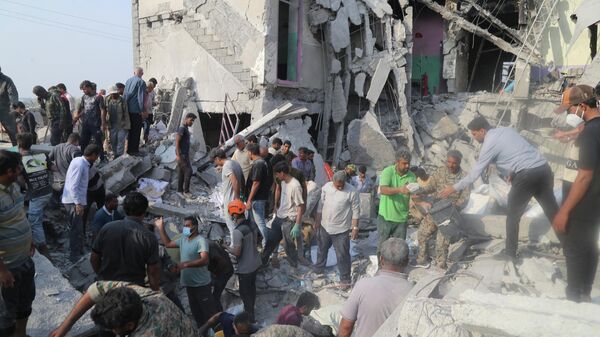 Hậu quả của cuộc không kích của Israel nhằm vào một trường học ở Minab (Iran) - Sputnik Việt Nam