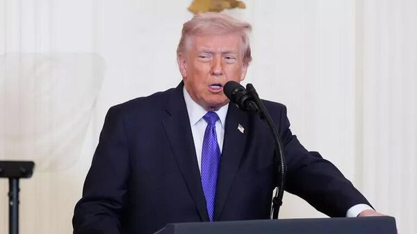 Tổng thống Mỹ Donald Trump có bài phát biểu về Iran trước lễ trao tặng Huân chương Danh dự - Sputnik Việt Nam