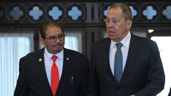 Cuộc gặp giữa Ngoại trưởng Nga S. Lavrov và Ngoại trưởng Brunei Darussalam Erywan Yusof - Sputnik Việt Nam