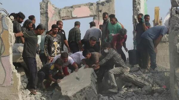 Hiện trường vụ tấn công trường học ở Minab đã được dọn dẹp đống đổ nát - Sputnik Việt Nam