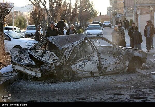 Hậu quả từ các cuộc không kích của Mỹ và Israel vào vùng ngoại vi Isfahan. - Sputnik Việt Nam