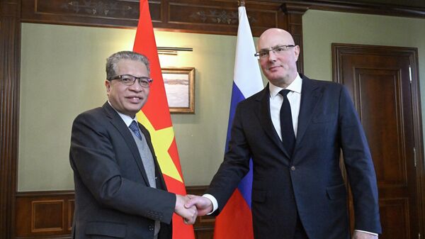 Cuộc gặp làm việc giữa Phó Thủ tướng Nga Dmitry Chernyshenko và Đại sứ Việt Nam Đặng Minh Khôi - Sputnik Việt Nam
