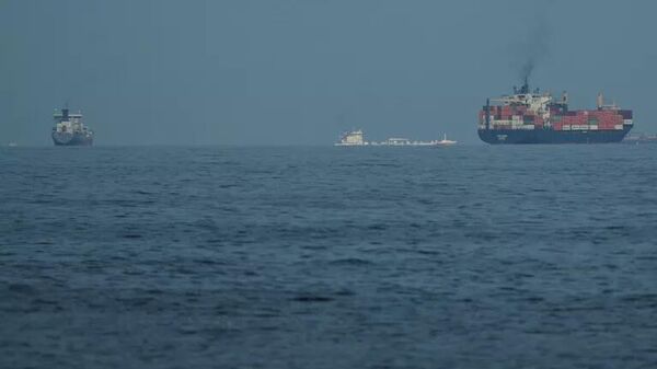 Các tàu chở dầu gần eo biển Hormuz - Sputnik Việt Nam