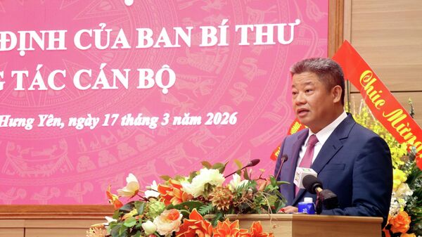 Ông Nguyễn Mạnh Quyền được chỉ định giữ chức Phó Bí thư Tỉnh ủy Hưng Yên - Sputnik Việt Nam