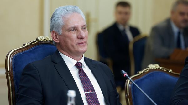Chủ tịch nước Cuba Miguel Díaz-Canel  - Sputnik Việt Nam