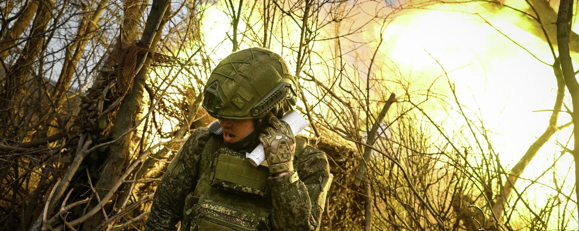 Công tác chiến đấu của tổ lái pháo D-30 thuộc nhóm quân Trung tâm - Sputnik Việt Nam, 1920, 18.03.2026