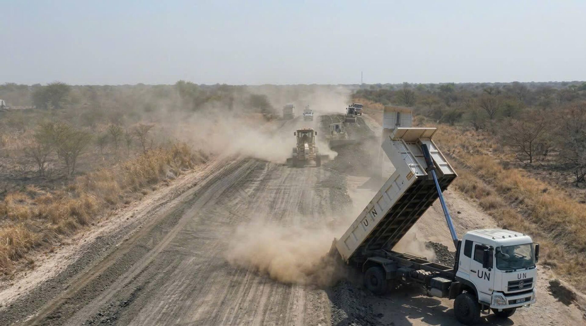 Toàn cảnh đại công trường Banton - Agok đang thi công - Sputnik Việt Nam, 1920, 19.03.2026