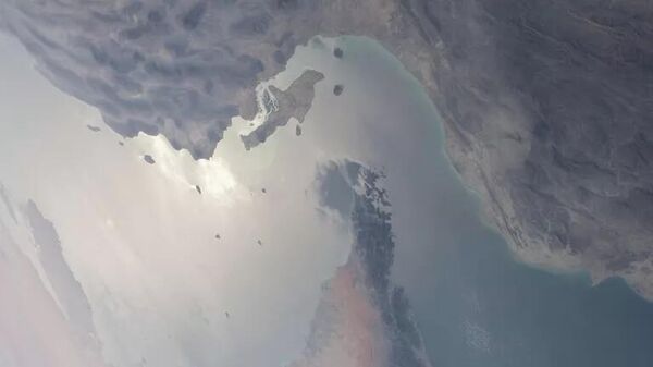 Cảnh eo biển Hormuz nhìn từ không gian - Sputnik Việt Nam