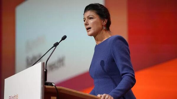 Bà Sahra Wagenknecht, lãnh đạo đảng Liên minh vì Lý trí và Công lý (SWU) của Đức - Sputnik Việt Nam