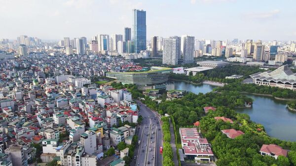 Thành phố Hà Nội nhìn từ trên cao - Sputnik Việt Nam