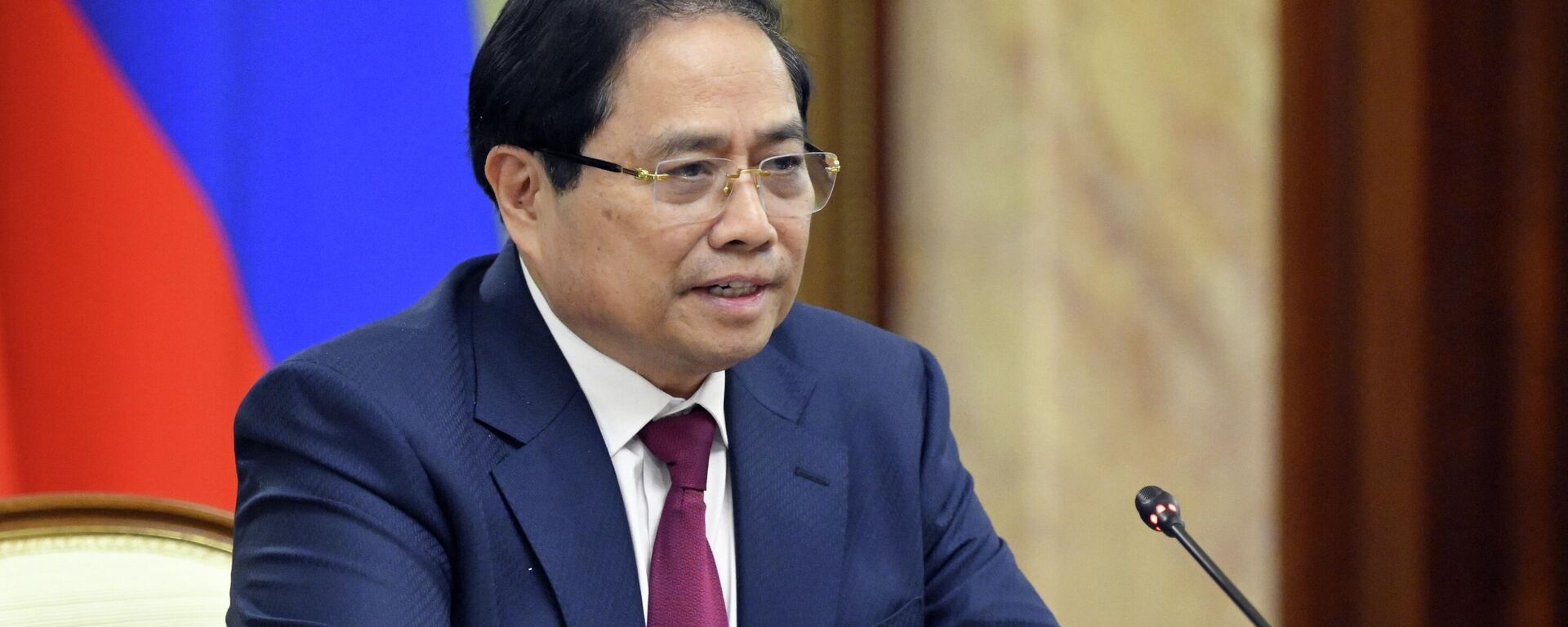 Thủ tướng Mikhail Mishustin tiến hành hội đàm với Thủ tướng Việt Nam Phạm Minh Chính - Sputnik Việt Nam, 1920, 23.03.2026