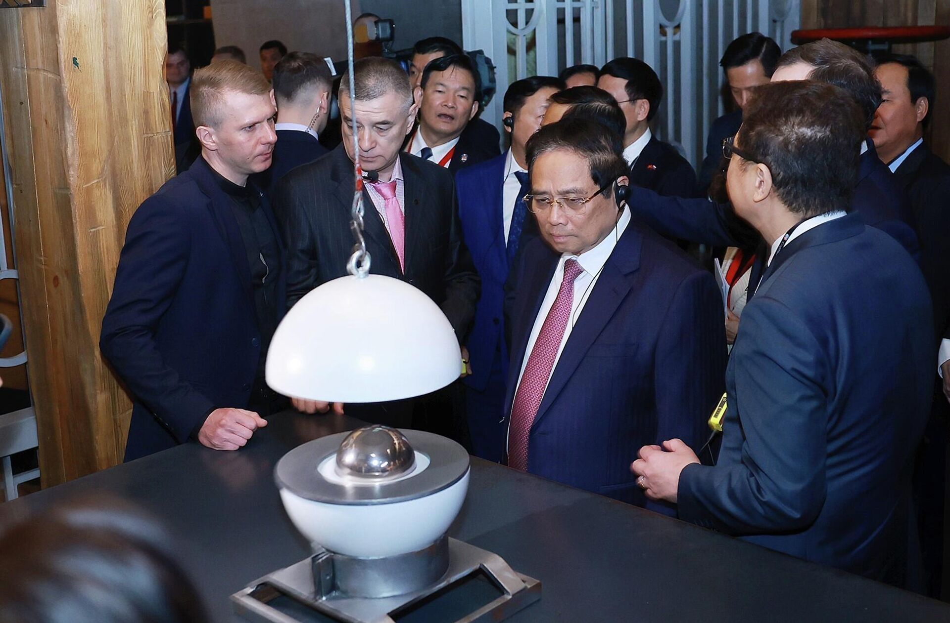 Thủ tướng Phạm Minh Chính tham quan Triển lãm hạt nhân tại Moskva - Sputnik Việt Nam, 1920, 24.03.2026