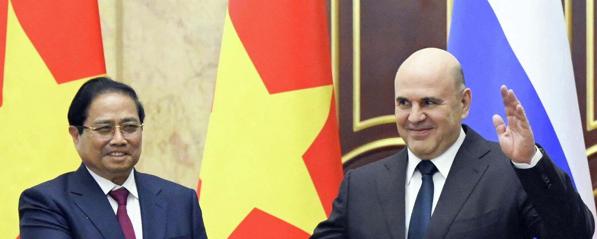 Thủ tướng Mikhail Mishustin đã có cuộc hội đàm với Thủ tướng Việt Nam Phạm Minh Chính. - Sputnik Việt Nam, 1920, 25.03.2026