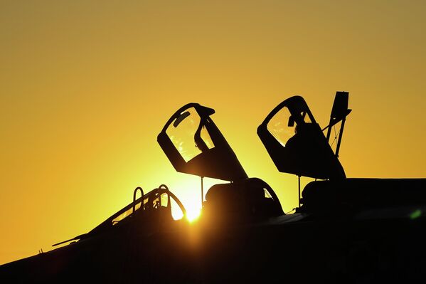 Máy bay đánh chặn MiG-31 trên bãi đậu. - Sputnik Việt Nam