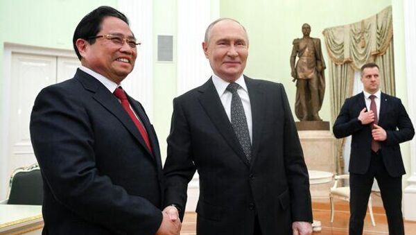Thủ tướng Phạm Minh Chính báo rằng Vladimir Putin là nhà lãnh đạo cao nhất của nước Nga thăm Việt Nam nhiều nhất - Sputnik Việt Nam