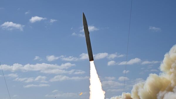 Ảnh tư liệu: Cuộc thử nghiệm tên lửa siêu thanh tại Căn cứ Không quân Cape Canaveral, Florida, Hoa Kỳ. - Sputnik Việt Nam