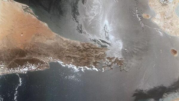 Cảnh eo biển Hormuz nhìn từ không gian - Sputnik Việt Nam