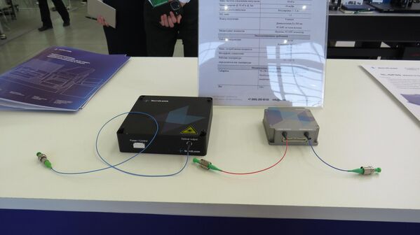 Laser sợi quang xung do Nga sản xuất dùng cho hệ thống LIDAR (hệ thống phát hiện và đo khoảng cách bằng laser) - Sputnik Việt Nam