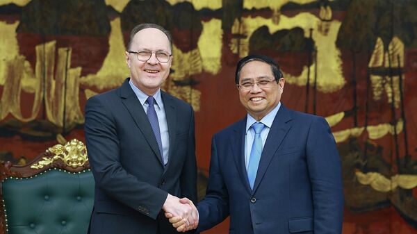 Thủ tướng Phạm Minh Chính tiếp Đại sứ Liên bang Nga  - Sputnik Việt Nam