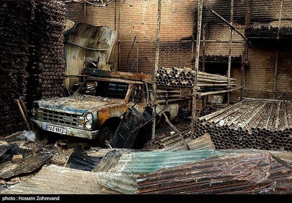 Hậu quả của các cuộc tấn công vào Bệnh viện Tâm thần Del Aram ở Tehran. - Sputnik Việt Nam